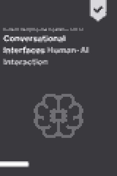 Guide for Designing UX for Conversational Interfaces kitap kapağı, pixel art